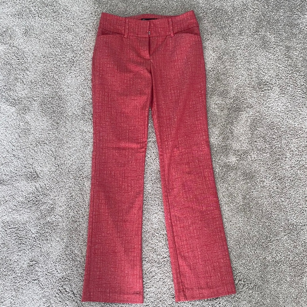 Linen Blend - Mid Rise - Straight Leg Pants